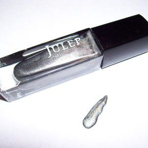 JULEP STEFANI GUNMETAL METALLIC SILVER NAIL POLISH